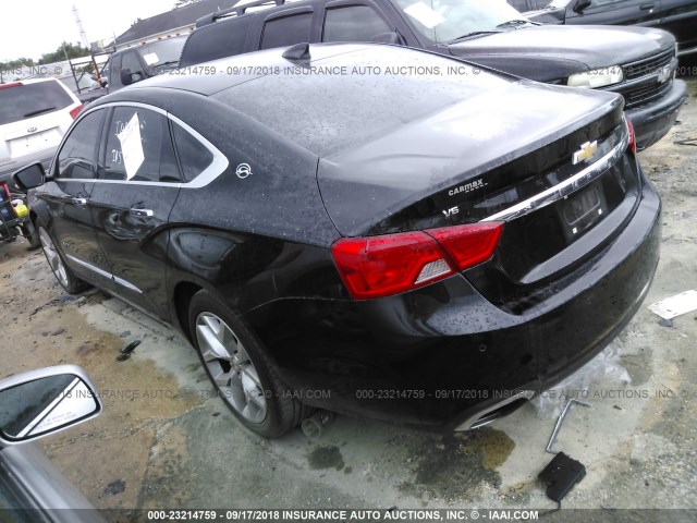 2G1145S30H9125264 - 2017 CHEVROLET IMPALA PREMIER BLACK photo 3