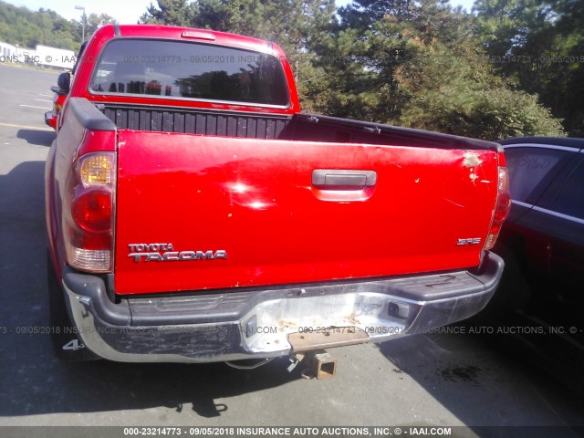 5TEUX42N87Z392524 - 2007 TOYOTA TACOMA Rot Foto 6