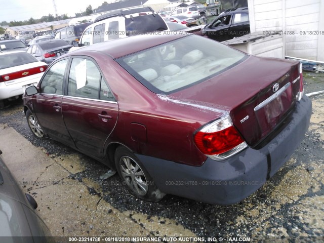 4T1BF32KX5U094035 - 2005 TOYOTA CAMRY LE/XLE/SE Qırmızı foto 3