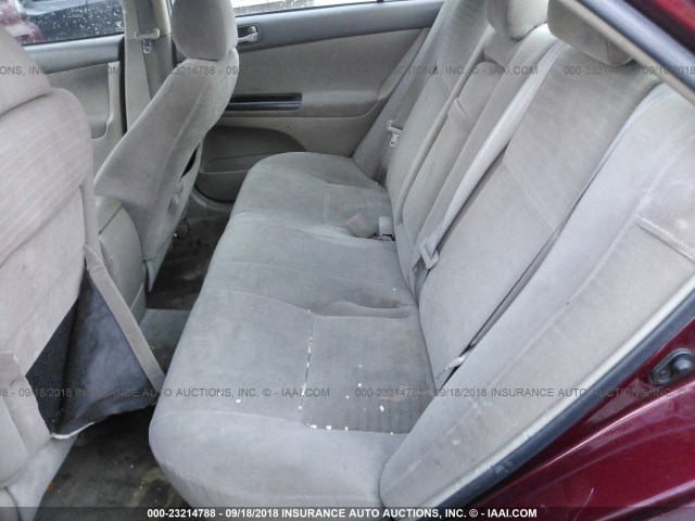 4T1BF32KX5U094035 - 2005 TOYOTA CAMRY LE/XLE/SE Qırmızı foto 8