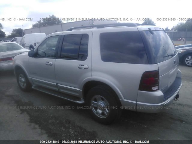 1FMZU75W72ZC61007 - 2002 FORD EXPLORER LIMITED Gümüş foto 3