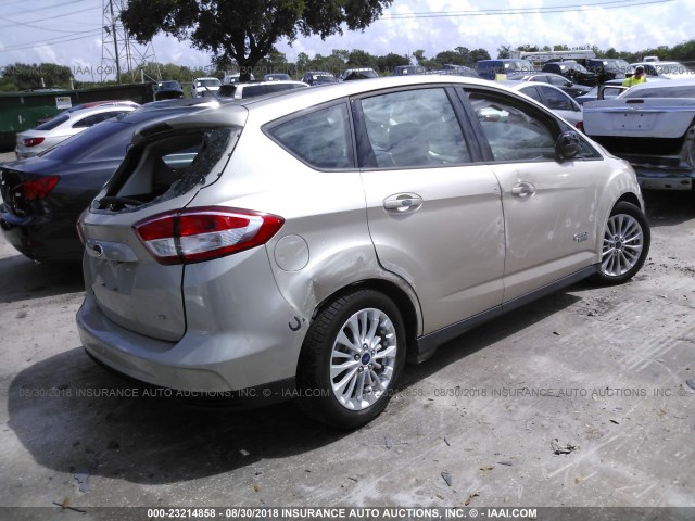 1FADP5EU7HL109612 - 2017 FORD C-MAX SE GOLD photo 4