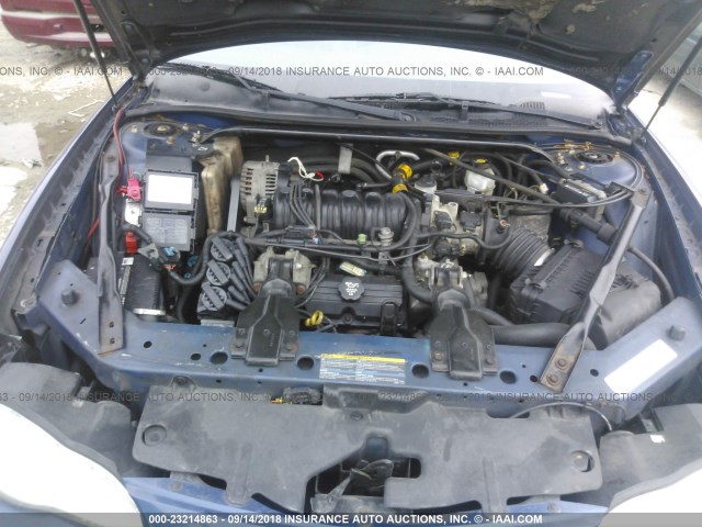 2G1WX12K739271716 - 2003 CHEVROLET MONTE CARLO SS ლურჯი ფოტო 10