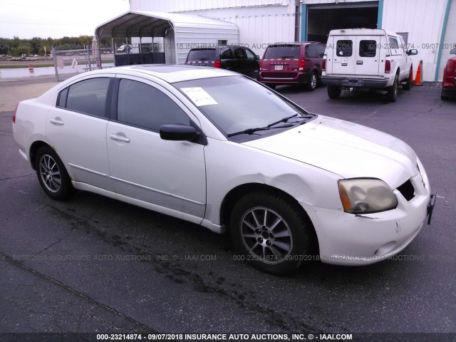 4A3AB56S54E114473 - 2004 MITSUBISHI GALANT LS PREMIUM WHITE photo 1