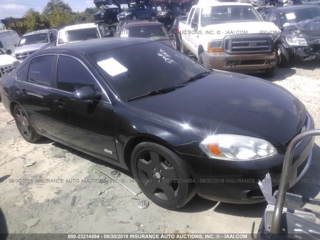 2G1WD58C389169157 - 2008 CHEVROLET IMPALA SUPER SPORT BLACK photo 1