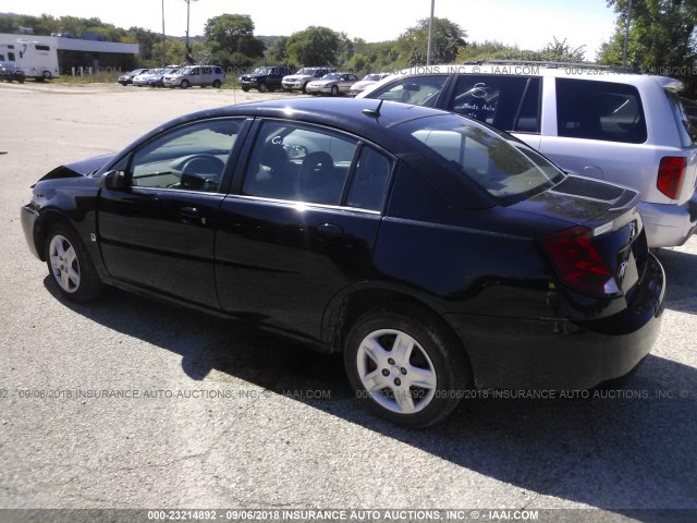 1G8AJ55F87Z142351 - 2007 SATURN ION LEVEL 2 黑色 照片 3