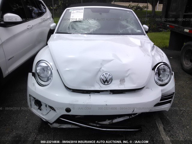 3VW5DAAT8JM512562 - 2018 VOLKSWAGEN BEETLE S/SE/COAST WHITE photo 6