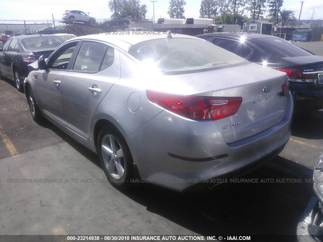 5XXGM4A7XEG333530 - 2014 KIA OPTIMA LX Champagne photo 3