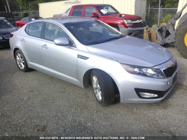 KNAGN4A70B5071155 - 2011 KIA OPTIMA EX/SX SILVER photo 1