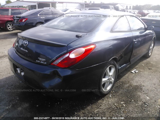 4T1CA38P84U013859 - 2004 TOYOTA CAMRY SOLARA SE/SLE Mavi foto 4