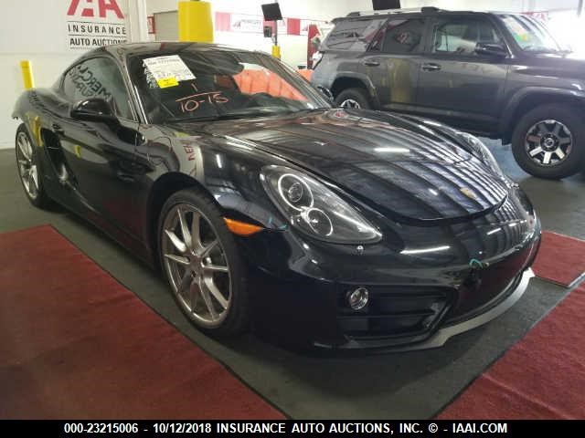 WP0AA2A86EK170179 - 2014 PORSCHE CAYMAN BLACK photo 1