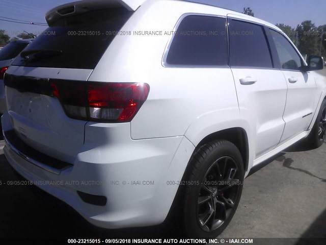 1C4RJFDJ4DC569187 - 2013 JEEP GRAND CHEROKEE SRT-8 WHITE photo 6