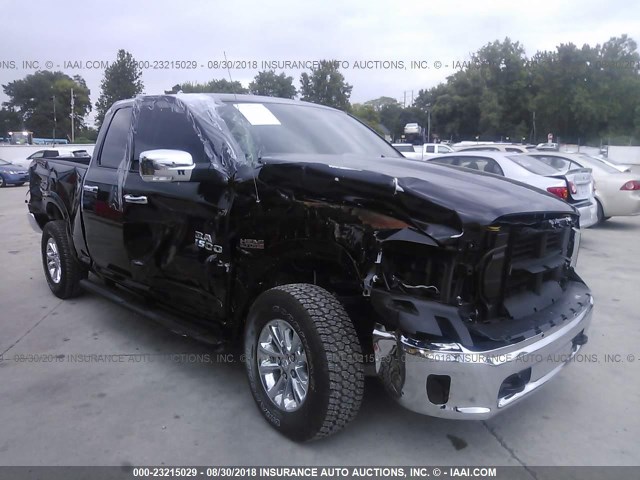 1C6RR6GT6JS117983 - 2018 RAM 1500 SLT BLACK photo 1