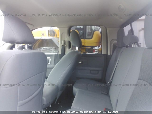 1C6RR6GT6JS117983 - 2018 RAM 1500 SLT BLACK photo 8