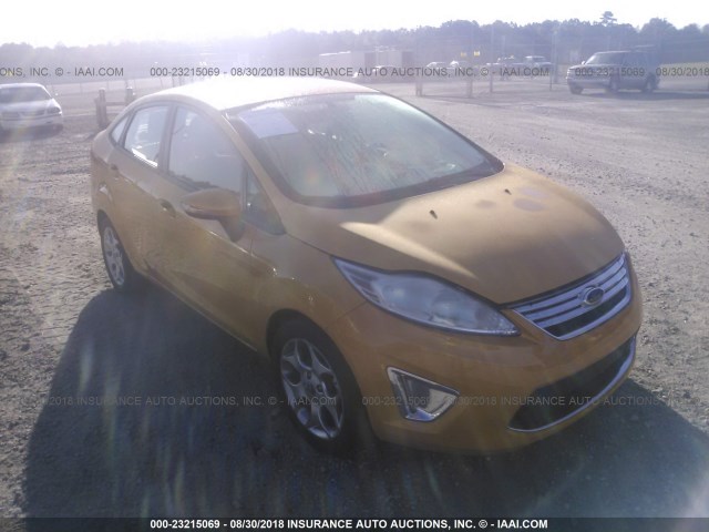 3FADP4CJ9BM122810 - 2011 FORD FIESTA SEL YELLOW photo 1