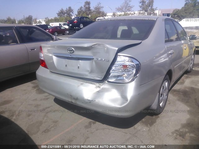 4T1BE32K34U842321 - 2004 TOYOTA CAMRY LE/XLE/SE SILVER photo 6