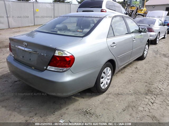 4T1BE32K85U510487 - 2005 TOYOTA CAMRY LE/XLE/SE 绿色 照片 4