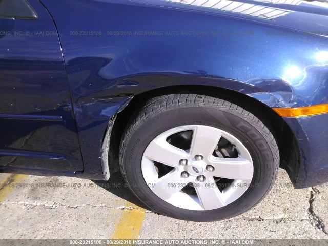 3FAFP07Z36R193902 - 2006 FORD FUSION SE Mavi foto 6