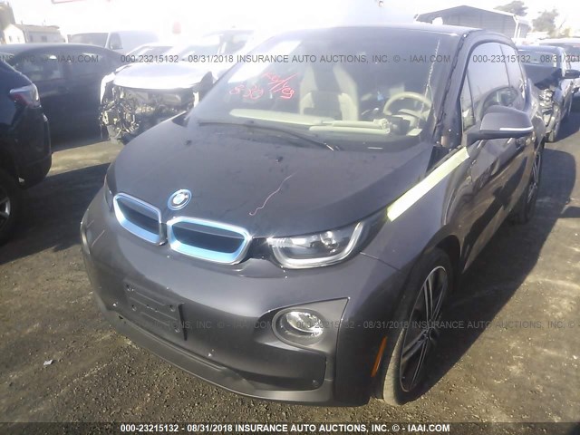 WBY1Z4C53EV274343 - 2014 BMW I3 REX GRAY photo 6