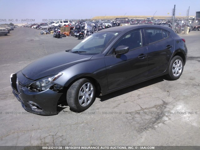 3MZBM1K75FM210643 - 2015 MAZDA 3 SPORT GRAY photo 2