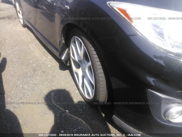 JM1BL1L48C1502886 - 2012 MAZDA SPEED 3 BLACK photo 6