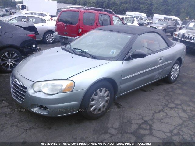 1C3EL45X45N503264 - 2005 CHRYSLER SEBRING GRAY photo 2