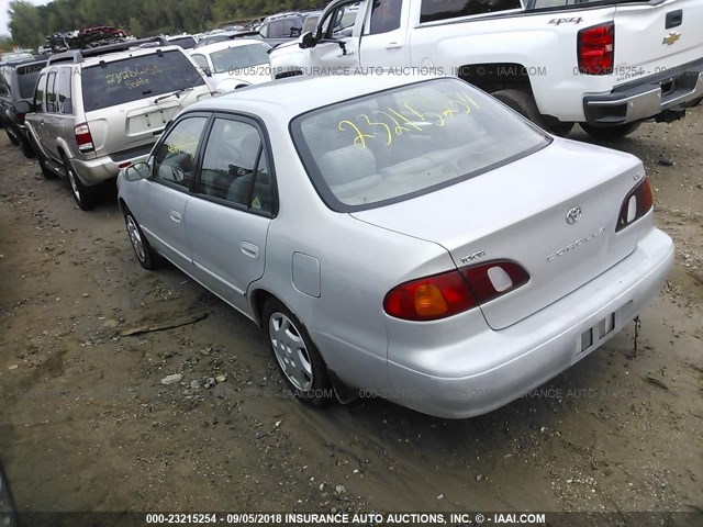 1NXBR18E0XZ219270 - 1999 TOYOTA COROLLA VE/CE/LE 银色 照片 3