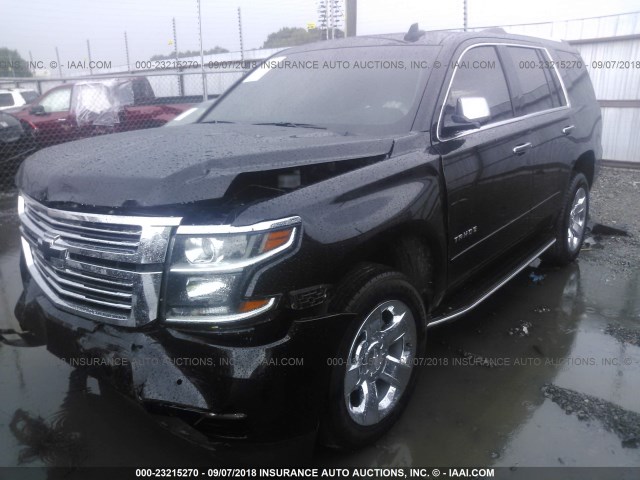 1GNSKCKC4JR124675 - 2018 CHEVROLET Tahoe K1500 PREMIER BLACK photo 2