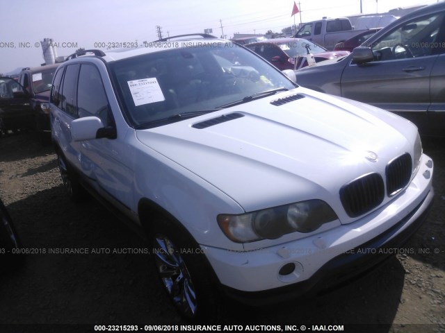 WBAFB33561LH09951 - 2001 BMW X5 4.4I WHITE photo 1