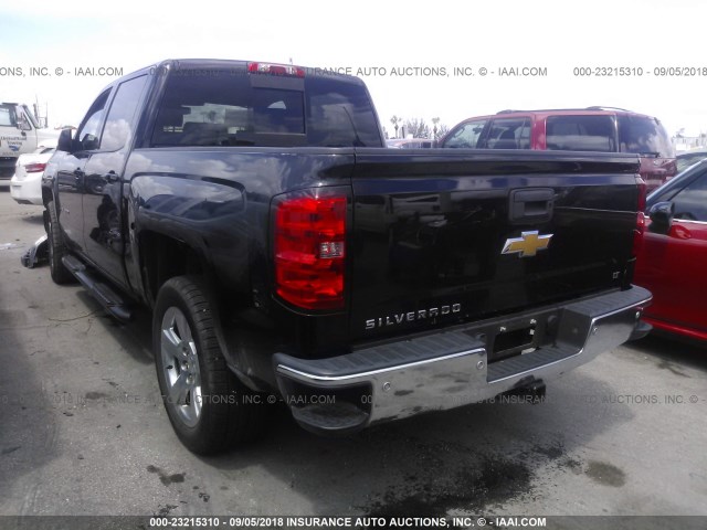 3GCPCREC8EG547436 - 2014 CHEVROLET SILVERADO C1500 LT BLACK photo 3