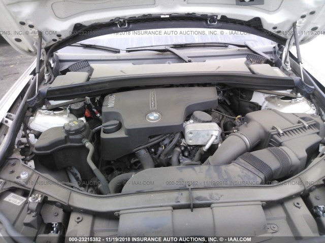 WBAVM1C54FV318347 - 2015 BMW X1 SDRIVE28I WHITE photo 10