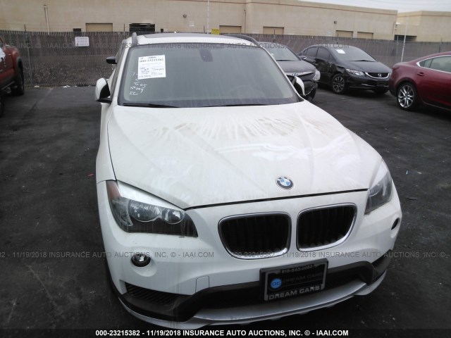 WBAVM1C54FV318347 - 2015 BMW X1 SDRIVE28I WHITE photo 6