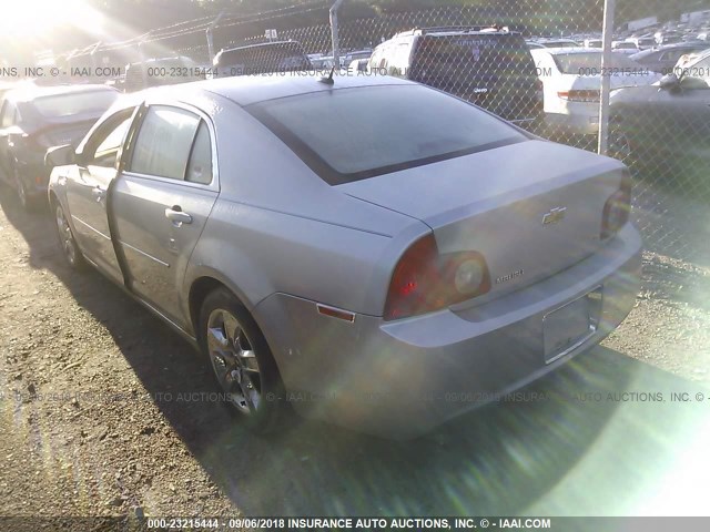 1G1ZH57B08F202553 - 2008 CHEVROLET MALIBU 1LT ვერცხლისფერი ფოტო 3
