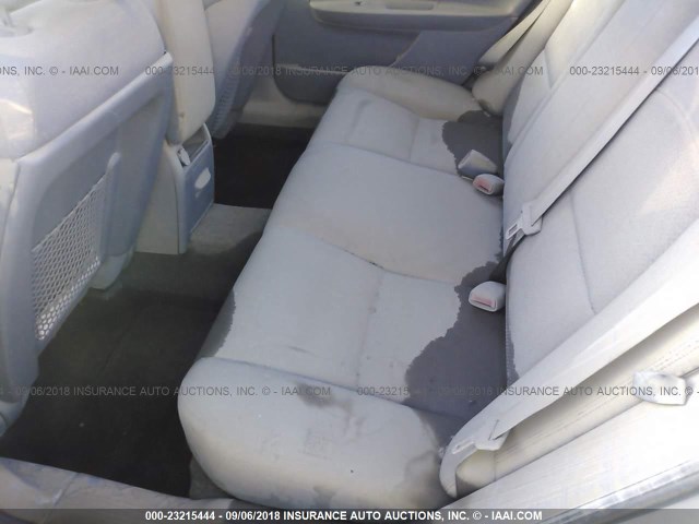 1G1ZH57B08F202553 - 2008 CHEVROLET MALIBU 1LT ვერცხლისფერი ფოტო 8