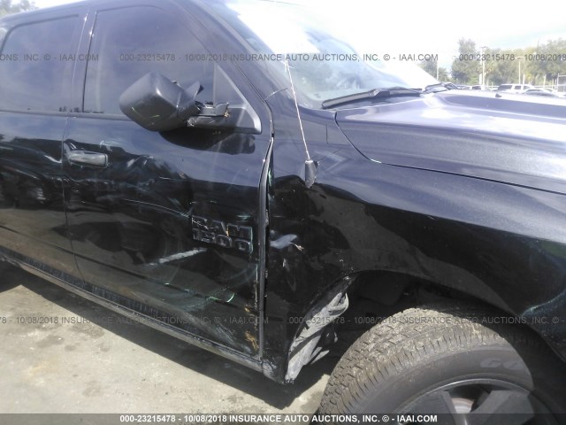 1C6RR7KG8JS257470 - 2018 RAM 1500 ST BLACK photo 6