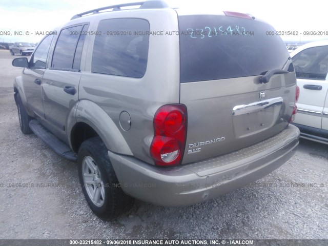 1D4HD48N56F113031 - 2006 DODGE DURANGO SLT BEIGE photo 6