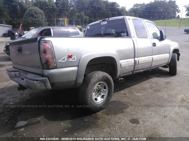 1GCGK29U2XE230713 - 1999 CHEVROLET SILVERADO K2500 TAN photo 4