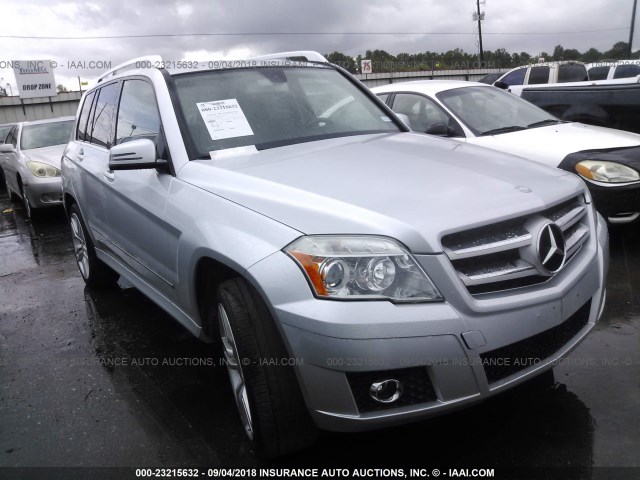 WDCGG5GB3CF821426 - 2012 MERCEDES-BENZ GLK 350 SILVER photo 1