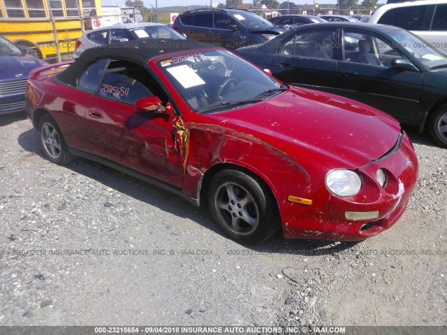 JT5FG02T3X0054248 - 1999 TOYOTA CELICA GT RED photo 1