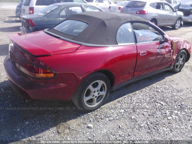 JT5FG02T3X0054248 - 1999 TOYOTA CELICA GT RED photo 4