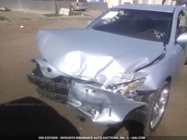 4T1BE46K58U736717 - 2008 TOYOTA CAMRY CE/LE/XLE/SE BLUE photo 6