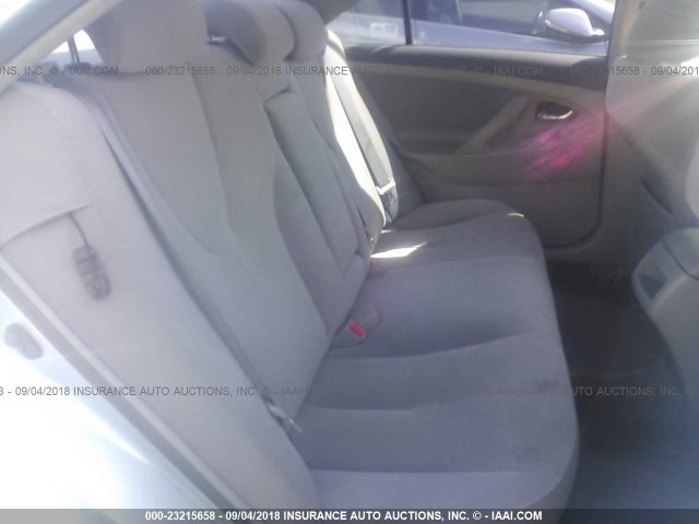 4T1BE46K58U736717 - 2008 TOYOTA CAMRY CE/LE/XLE/SE BLUE photo 8