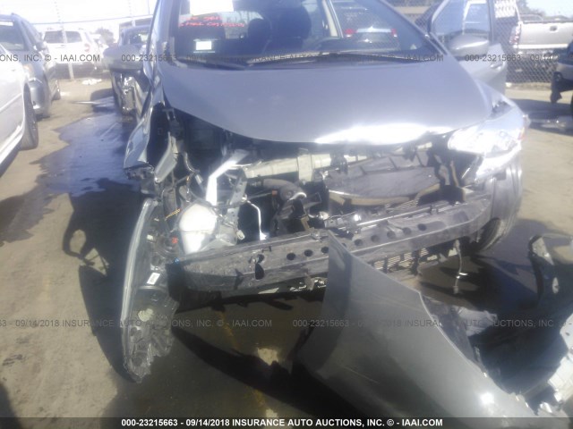 3N1CE2CP8FL436628 - 2015 NISSAN VERSA NOTE S/S PLUS/SV/SL/SR GRAY photo 6