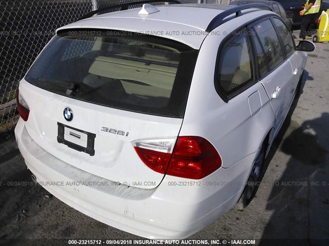 WBAVS13568FX17036 - 2008 BMW 328 IT WHITE photo 4