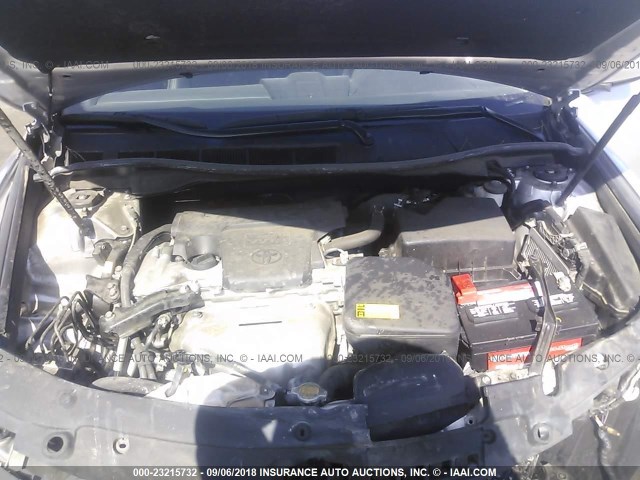 4T1BF1FK6EU449247 - 2014 TOYOTA CAMRY L/SE/LE/XLE ვერცხლისფერი ფოტო 10