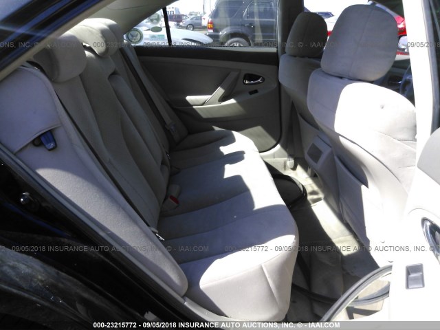 4T1BE46KX9U801482 - 2009 TOYOTA CAMRY SE/LE/XLE BLACK photo 8
