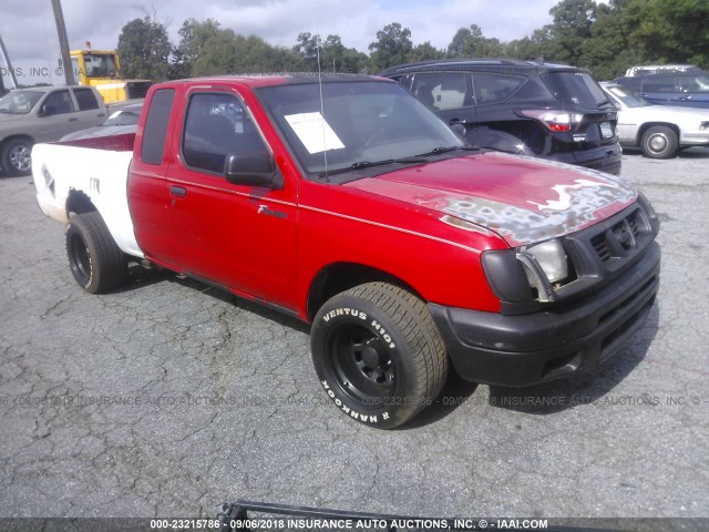 1N6DD26S7YC315279 - 2000 NISSAN FRONTIER KING CAB XE RED photo 1