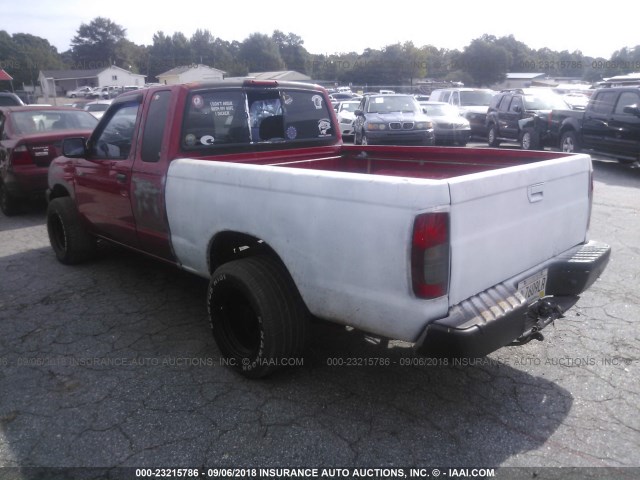 1N6DD26S7YC315279 - 2000 NISSAN FRONTIER KING CAB XE RED photo 3