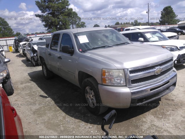 3GCEK23M49G144802 - 2009 CHEVROLET SILVERADO K1500 LT SILVER photo 1