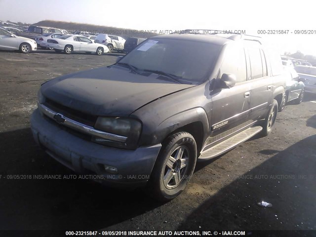 1GNES16S336211894 - 2003 CHEVROLET TRAILBLAZER EXT GRAY photo 2